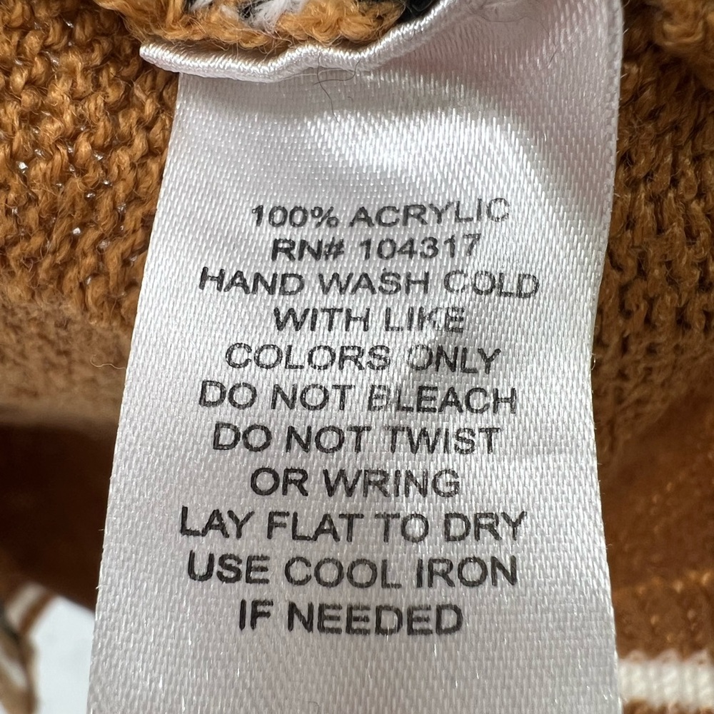 Derek Heart tan argyle sleeveless sweater dress preppy lightweight neutral fall - Picture 5 of 8